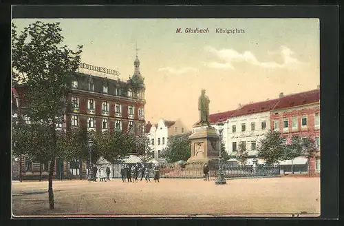 AK M.-Gladbach, Deutsches Haus am Königsplatz