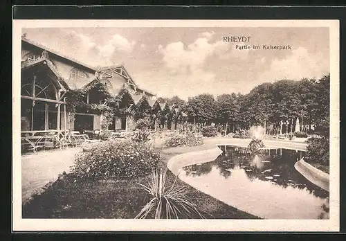 AK Rheydt, Partie im Kaiserpark