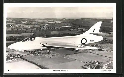 AK Hawker Hunter, Flugzeug