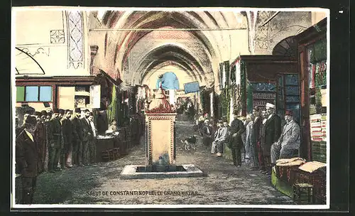 AK Constantinople, le Grand Bazar