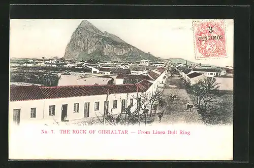 AK Gibraltar, the Rock, from Linea Bull Ring
