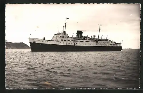 AK Dinard, le Paquebot Falaise, Passagierschiff in Küstennähe