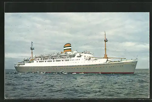 AK S.S. Maasdam auf hoher See