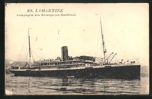 AK S.S. Lamartine in Küstennähe