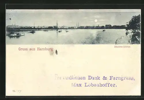 AK Hamburg-Neustadt, Panorama