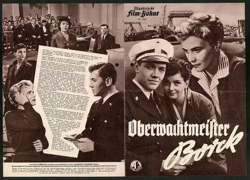 Filmprogramm IFB Nr. 2871, Oberwachtmeister Borck, Gerhard Riedmann, Annemarie Düringer, Regie: Gerhard Lamprecht