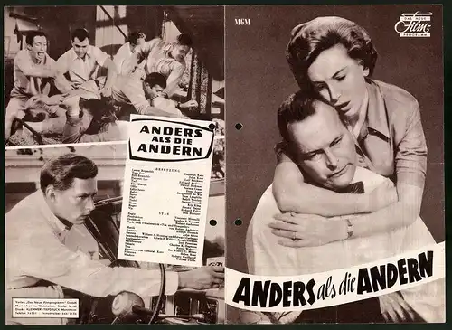 Filmprogramm DNF, Anders als die Andern, Deborah Kerr, John Kerr, Regie: Vincente Minnelli