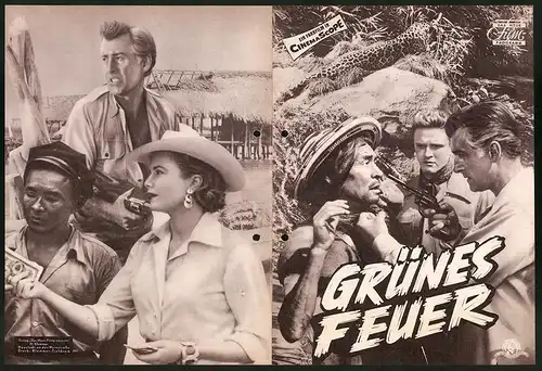 Filmprogramm DNF, Grünes Feuer, Stewart Granger, Grace Kelly, Regie: Andrew Marton