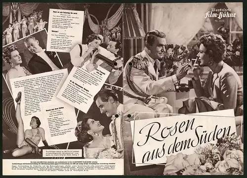 Filmprogramm IFB Nr. 2352, Rosen aus dem Süden, Maria Holst, Gustav Fröhlich, Regie: Franz Antel