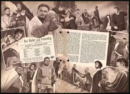 Filmprogramm IFB Nr. 3653, Der Mohr von Venedig, S. Bondartschuk, A. Popow, Regie: S. Jutkewitsch
