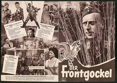 Filmprogramm IFB Nr. 2974, Der Frontgockel, Peter Pasetti, Herbert Hübner, Regie: Ferdinand Dörfler