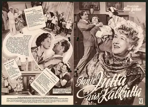 Filmprogramm IFB Nr. 1988, Tante Jutta aus Kalkutta, Ido Wüst, Ingrid Lutz, Regie: Karl Georg Kulb