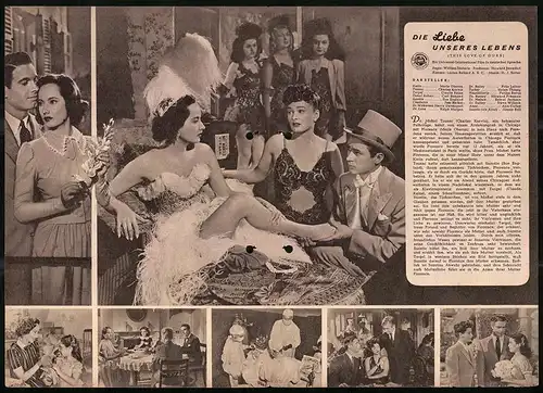 Filmprogramm IFB Nr. 541, Die Liebe unseres Lebens, Merle Oberon, Charles Korvin, Regie: William Dieterle