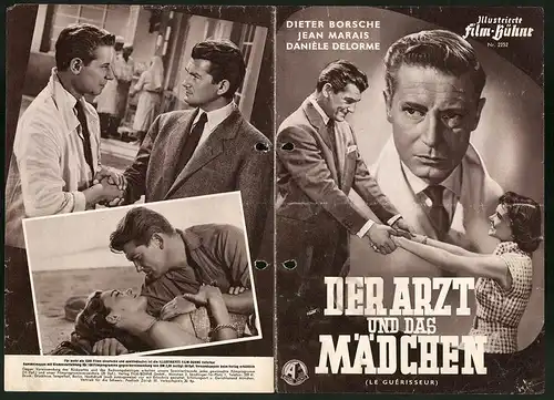 Filmprogramm IFB Nr. 2252, Der Arzt und das Mädchen, Dieter Borsche, Jean Marais, Regie: Yves Ciampi