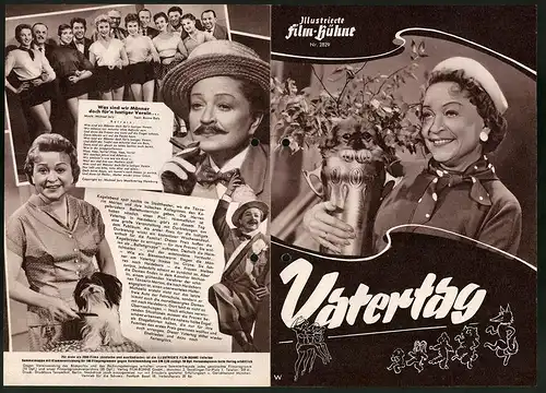 Filmprogramm IFB Nr. 2829, Vatertag, Grethe Weiser, Paul Westermeier, Regie: Hans Richter