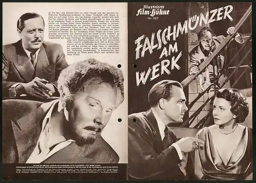 Filmprogramm IFB Nr. 1027, Falschmünzer am Werk, Paul Klinger, Paul Dahlke, Regie: Louis Agotay