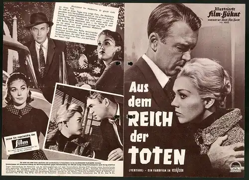 Filmprogramm IFB Nr. 4668, Aus dem Reich der Toten, James Stewart, Kim Novak, Regie: Alfred Hitchcok