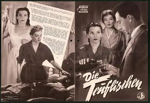 Filmprogramm DNF, Die Teuflischen, Simone Signoret, Vera Clouzot, Regie: Henri-Georges Clouzot