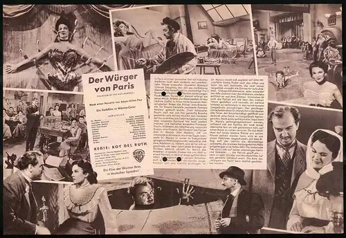 Filmprogramm DNF, Der Würger von Paris, Karl Malden, Claude Dauphin, Regie: Roy del Ruth