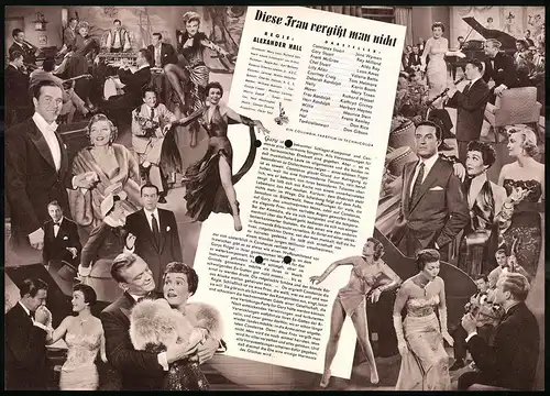 Filmprogramm IFB Nr. 2205, Diese Frau vergisst man nicht, Jane Wyman, Ray Milland, Regie: Alexander Hall