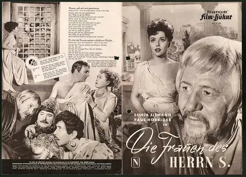 Filmprogramm IFB Nr. 1180, Die Frauen des Herrn S., Paul Hörbiger, Sonja Ziemann, Regie: Paul Martin