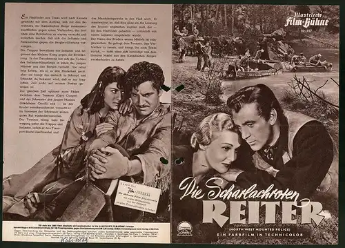 Filmprogramm IFB Nr. 917, Die scharlachroten Reiter, Gary Cooper, Madelaine Caroll, Regie: Cecil B. DeMille