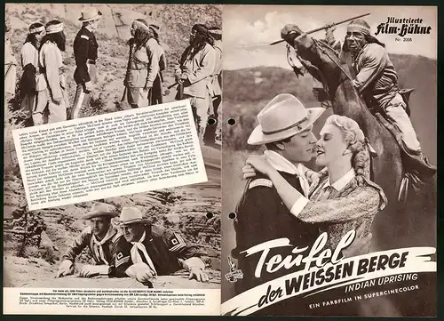 Filmprogramm IFB Nr. 2008, Teufel der weissen Berge, George Montgomery, Audrey Long, Regie: Ray Nazzaro