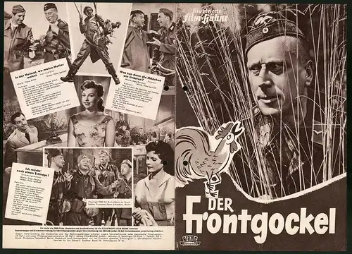 Filmprogramm IFB Nr. 2974, Der Frontgockel, Herbert Hübner, Peter Pasetti, Regie: Ferdinand Dörfler
