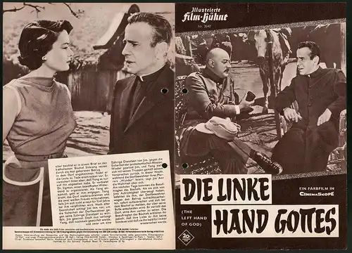 Filmprogramm IFB Nr. 3042, Die linke Hand Gottes, Humphrey Bogart, Gene Tierney, Regie: Edward Dmytryk