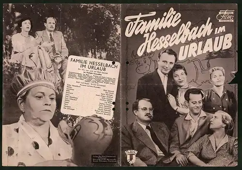Filmprogramm DNF, Familie Hesselbach im Urlaub, Wolf Schmidt, Else Knott, Regie: Wolf Schmidt