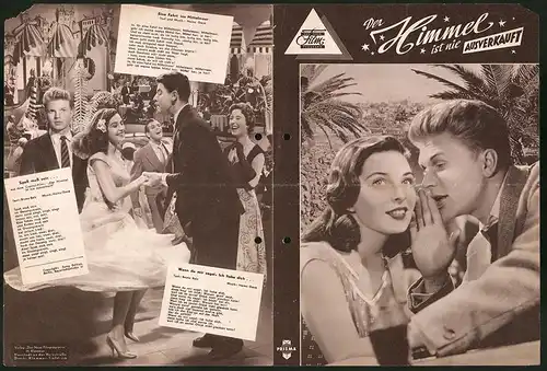 Filmprogramm DNF, Der Himmel ist nie ausverkauft, Hardy Krüger, Irene Galter, Regie: Alfred Weidenmann