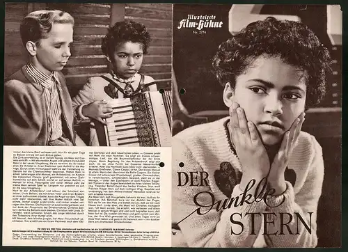 Filmprogramm IFB Nr. 2774, Der dunkle Stern, Toxi, Jürgen Micksch, Ilse Steppat, Regie: Hermann Kugelstadt
