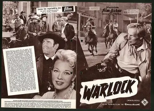 Filmprogramm IFB Nr. 4788, Warlock, Richard Widmark, Henry Fonda, Regie: Edward Dmytryk