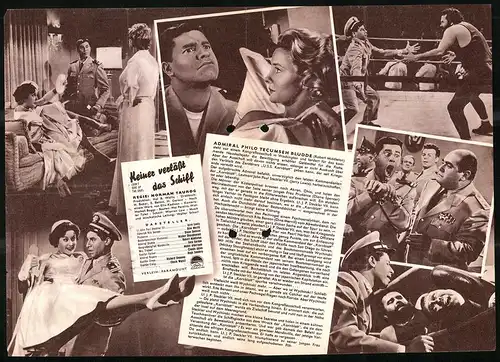 Filmprogramm IFB Nr. 5193, Keiner verlässt das Schiff, Jerry Lewis, Dina Merrill, Regie: Norman Taurog