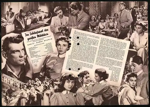 Filmprogramm IFB Nr. 2384, Im Schlafsaal der grossen Mädchen, Jean Marais, Francoise Arnoul, Regie: Henri Decoin