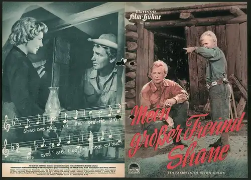 Filmprogramm IFB Nr. 2089, Mein grosser Freund Shane, Alan Ladd, Jean Arthur, Regie: George Stevens