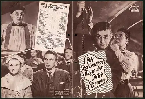 Filmprogramm DNF, Die seltsamen Wege des Pater Brown, Alec Guinness, Joan Greenwood, Regie: Robert Hamer