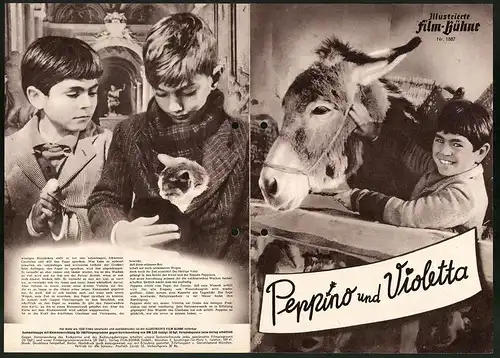 Filmprogramm IFB Nr. 1887, Peppino und Violetta, Vittorio Manunta, Denis O`Dea, Regie: Maurice Cloche