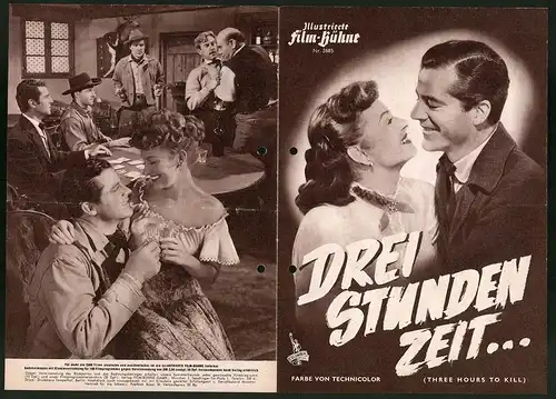 Filmprogramm IFB Nr. 2685, Drei Stunden Zeit..., Dana Andrews, Donna Reed, Regie: Alfred Werker