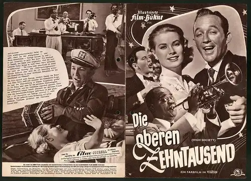 Filmprogramm IFB Nr. 3708, Die oberen Zehntausend, Bing Crosby, Grace Kelly, Regie: Charles Walters