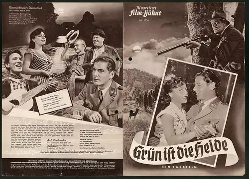 Filmprogramm IFB Nr. 1334, Grün ist die Heide, Sonja Ziemann, Hans Stüwe, Regie: Hans Deppe
