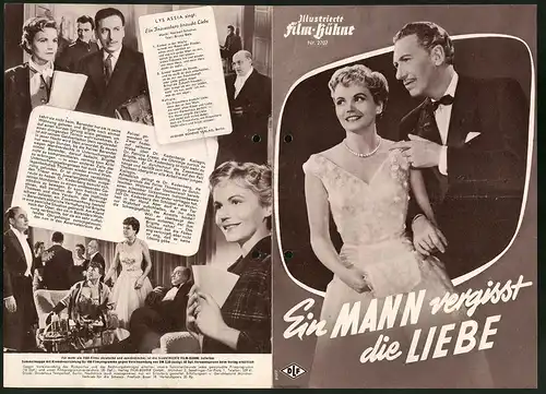Filmprogramm IFB Nr. 2707, Ein Mann vergisst die Liebe, Willy Birgel, Maria Holst, Regie: Volker von Collande
