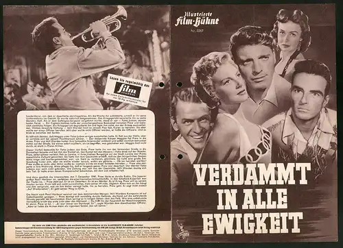 Filmprogramm IFB Nr. 2267, Verdammt in alle Ewigkeit, Burt Lancaster, Frank Sinatra, Regie: Fred Zinnemann