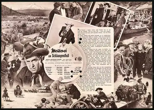 Filmprogramm IFB Nr. 1785, Meuterei am Schlangenfluss, James Stewart, Arthur Kennedy, Regie: Anthony Mann