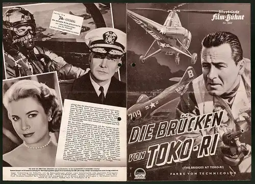 Filmprogramm IFB Nr. 2847, Die Brücken von Tokio-Ri, William Holden, Grace Kelly, Regie: Mark Robson