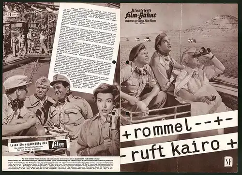 Filmprogramm IFB Nr. 4666, Rommel ruft Kairo, Adrian Hoven, Elisabeth Müller, Regie: Wolfgang Schleif