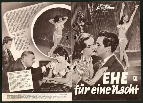 Filmprogramm IFB Nr. 1878, Ehe für eine Nacht, Gustav Fröhlich, Adrian Hoven, Regie: Victor Tourjansky