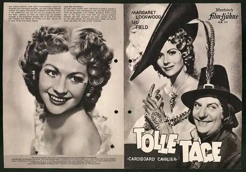 Filmprogramm IFB Nr. 491, Tolle Tage, Margaret Lockwood, Sid Field, Regie: Walter Forde