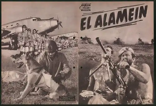 Filmprogramm DNF, El Alamein, Fausto Tozzi, Monica Clay, Regie: Duilio Coletti