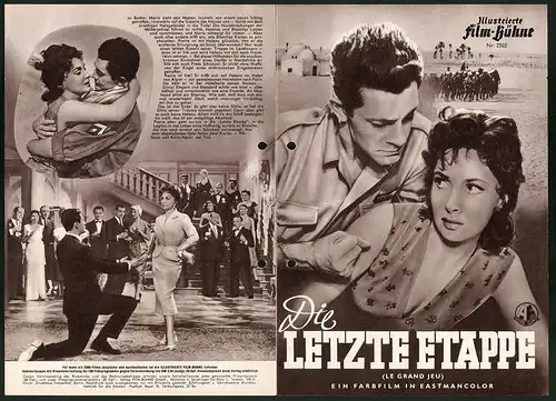 Filmprogramm IFB Nr. 2502, Die letzte Etappe, Gina Lollobrigida, Jean-Claude Pascal, Regie: Robert Siodmak